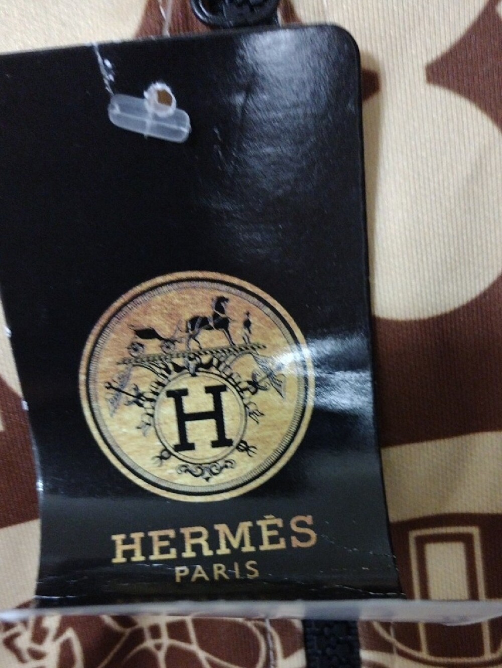 Coach Cream and Brown Signature Logo Pajama Set With Tags Hermes Tag - Picture 3 of 8
